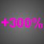 10x +300%