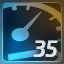 Average track speed: 35 kmh