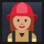 Woman Firefighter - Medium Skin Tone
