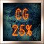 25% CG Achievement