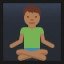 Man in Lotus Position - Medium-Dark Skin Tone
