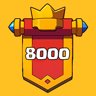 8000 Cups