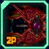 Arcade Style Third Boss in 2P
