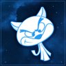 Smurfed cat