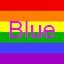 Blue title