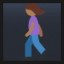 Woman Walking - Medium-Dark Skin Tone
