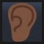 Ear - Dark Skin Tone