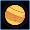 Orange planet