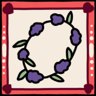 A lavender flower crown