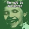 The god is delighted