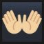Open Hands - Medium-Light Skin Tone
