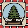 A snow globe