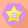 Get 12 stars (hexagon grid)