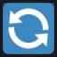 Anticlockwise Arrows Button