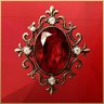 Flame brooch
