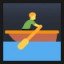 Man Rowing Boat