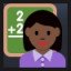 Woman Teacher - Dark Skin Tone
