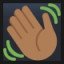 Waving Hand - Medium-Dark Skin Tone