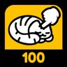 Pat 100 cats
