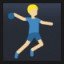 Man Playing Handball - Medium-Light Skin Tone