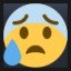 Face With Open Mouth & Cold Sweat