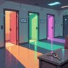 Three Open Doors