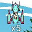Played 5 times with the BLUE ship.