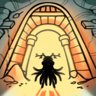Open the large sealed door