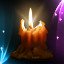 While the candle burns