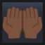 Palms Up Together - Dark Skin Tone