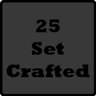 Crafted 25 Sets!
