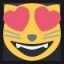 Smiling Cat Face With Heart-Eyes