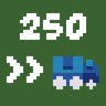 Go the distance: 250