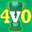 Won 4 0