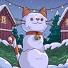 Found Snowball cat