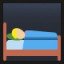 Person in Bed - Medium-Light Skin Tone