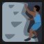Man Climbing - Dark Skin Tone