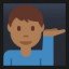 Man Tipping Hand - Medium-Dark Skin Tone