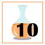 10 orange potions collected.