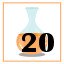 20 orange potions collected.