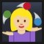 Woman Juggling - Medium-Light Skin Tone