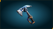 Axe in face!
