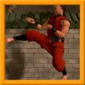 Flying Kick Down (Medium)