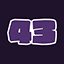 Level 43 completed