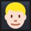 Blond-Haired Man - Light Skin Tone