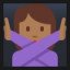Person Gesturing No - Medium-Dark Skin Tone