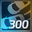 300 opponents defeated