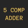 5 Component Full Adder