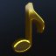 Small music note