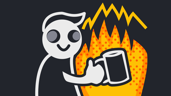 Man on fire